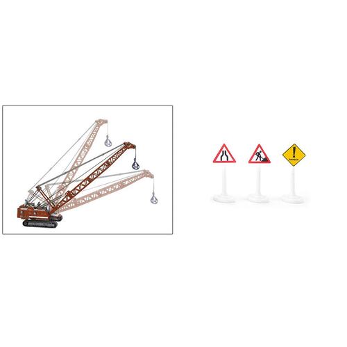 Vehículo Coleccionable Heavy Haulage Transporter with Cable Excavator & Wrecking Ball