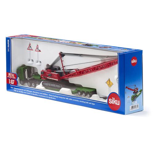 Vehículo Coleccionable Heavy Haulage Transporter with Cable Excavator & Wrecking Ball