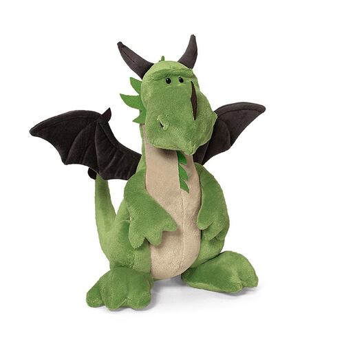 Dragón Verde 30cm Sentado.