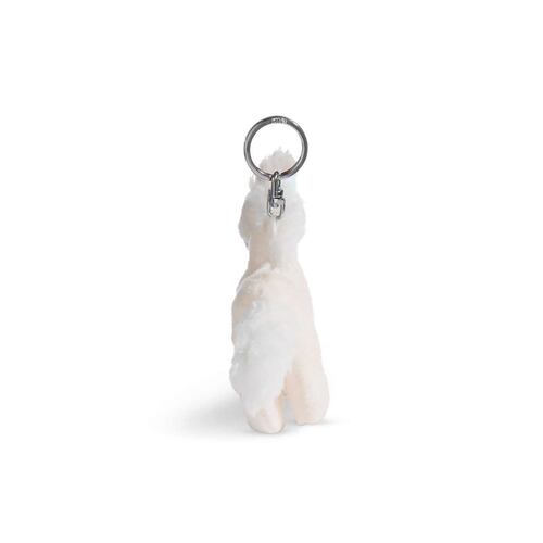 Llavero Caballo melocotón blanco 10 cm