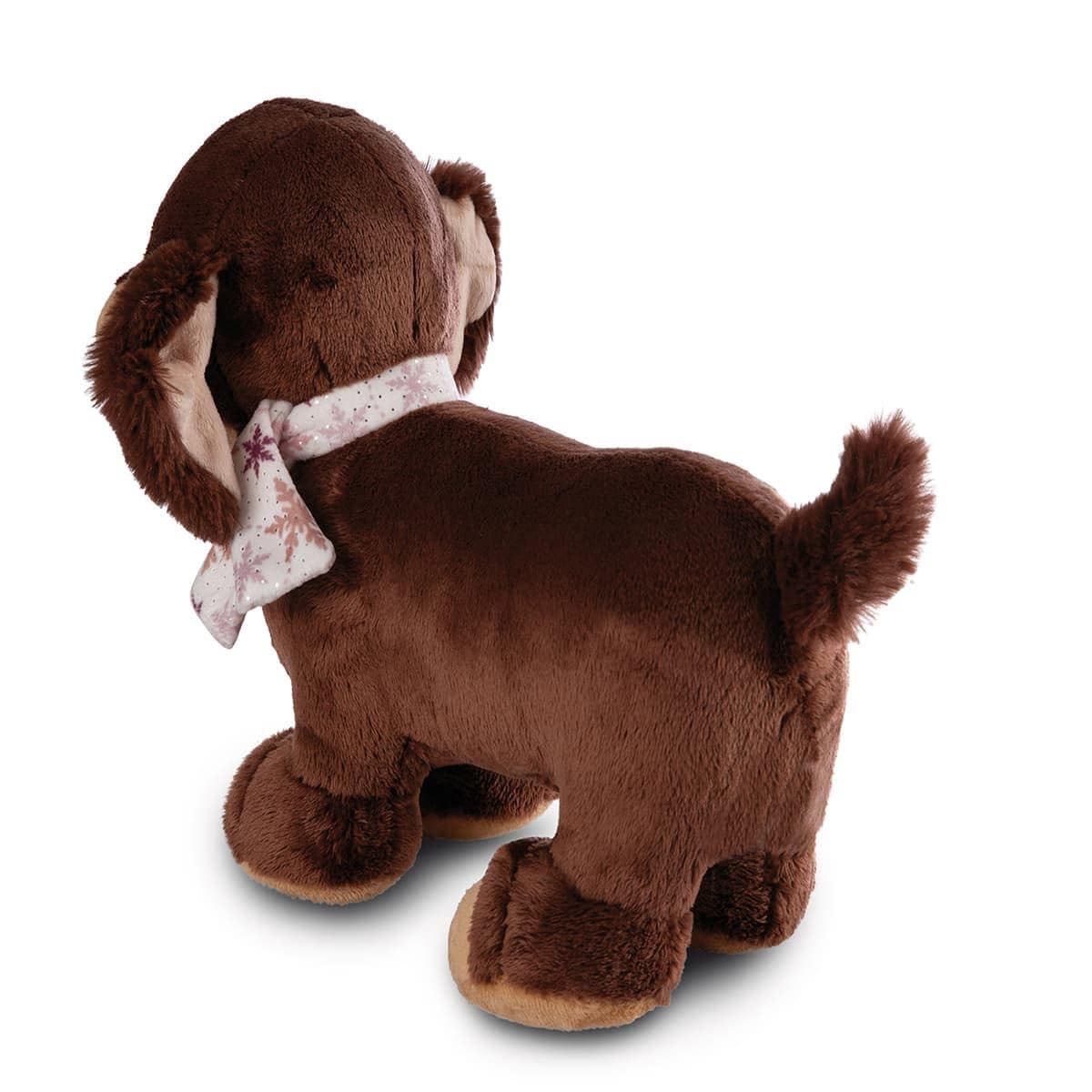 Peluche Perro Salchicha Skida con Bufanda