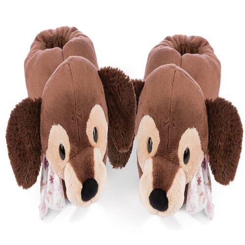 Pantuflas Perro Salchicha Skida, Talla 38-41
