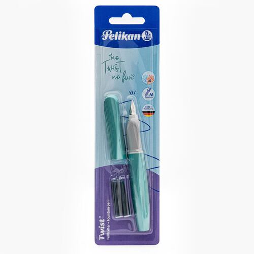 Tj Pluma Fuente Twist Verde Menta