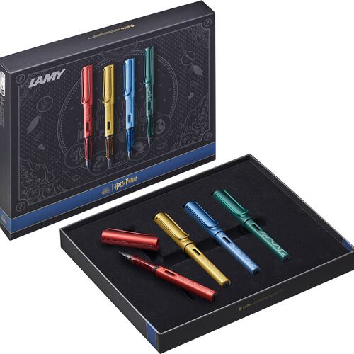 Set Plumas Fuente Al-Star Aluminio Anodizado Harry Potter 4 Colores Lamy