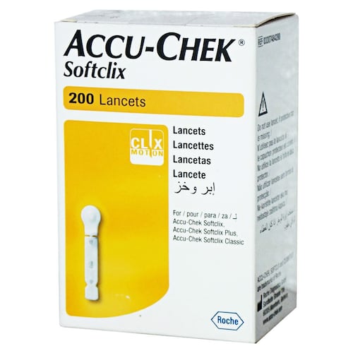 Lancetas Accu-chek Softclix Roche c/200