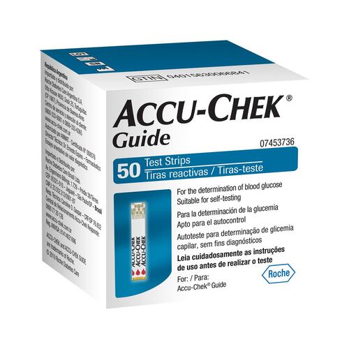 Tiras Accu Chek Accu-Chek Guide c/50