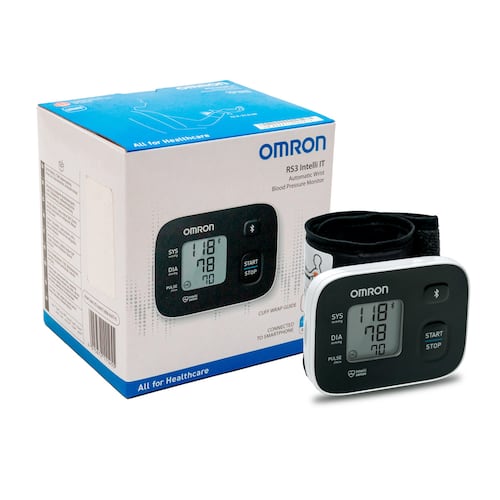 Monitor de Presión Arterial de Muñeca Omron
