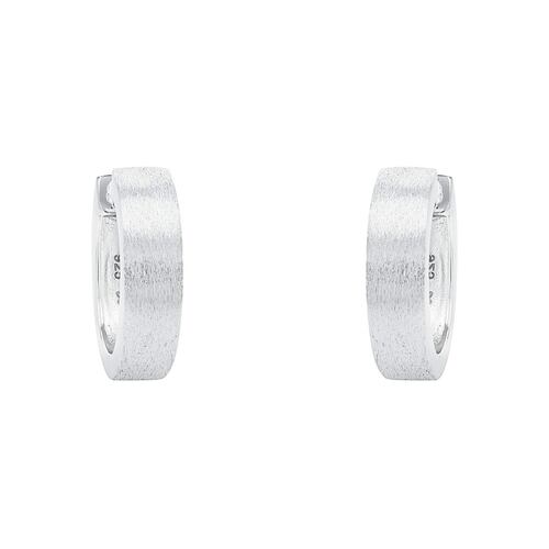 Pendientes Aros Rodiado Plata Ley You&Me