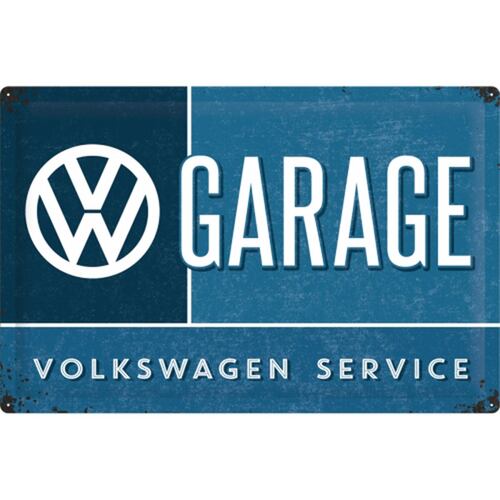 Cartel para Pared Volkswagen Garage 40 X 60