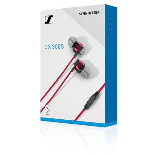 Audífonos Sennheiser CX 300S Rojo