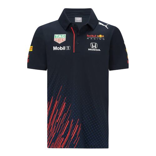 Red Bull Racing Oficial Camiseta Polo 2021 ExCh