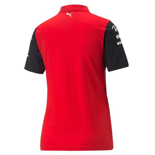 Playera Polo Ferrari Mujer Roja M