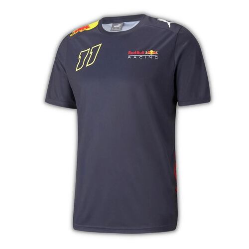 Playera Red Bull Checo Pérez color azul talla mediana