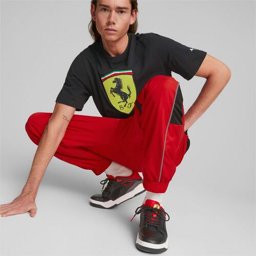 Playera Puma Ferrari Big Shield negro talla mediana