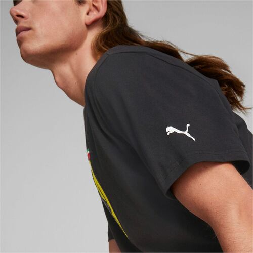 Playera Puma Ferrari Big Shield negro talla mediana