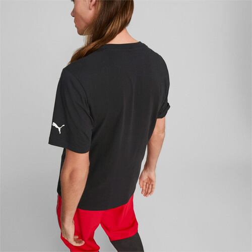 Playera Puma Ferrari Big Shield negro talla mediana
