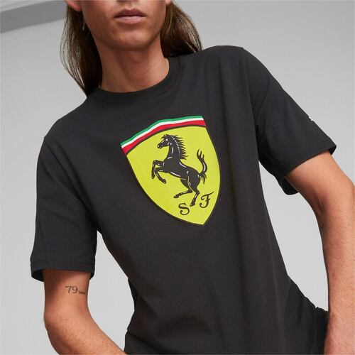 Camiseta Negra Puma Scuderia Ferrari Hombre