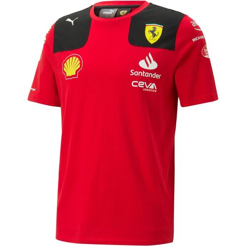 Playera Scuderia Ferrari 2023 Carlos Sainz Driver talla mediana
