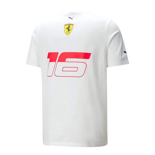 Playera Scuderia Ferrari Leclerc talla mediana