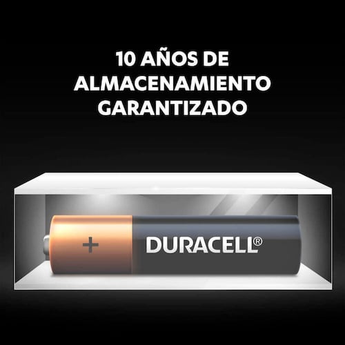 Pila Duracell Alcalina AAA con 4 piezas