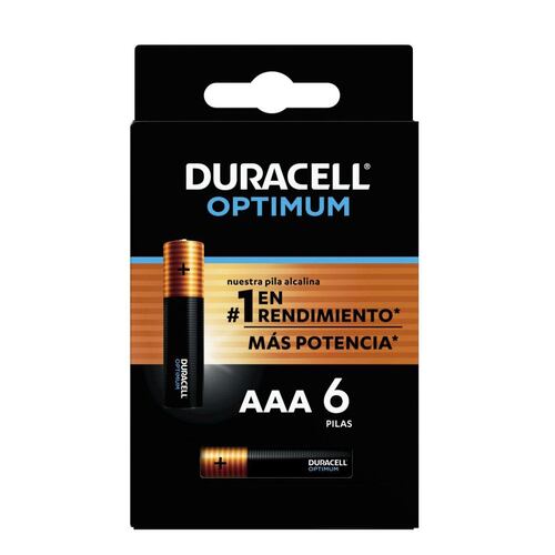 Pila Duracell Optimum AAA 6 Pz