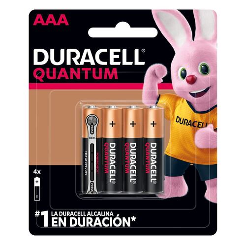 Pila Duracell Quantum AAA 4 Pilas