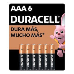 Pilas alcalinas Duracell tipo AA 4 u. - Carrefour