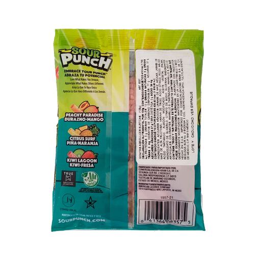 Caramelo Sour Punch Frutas Tropicales
