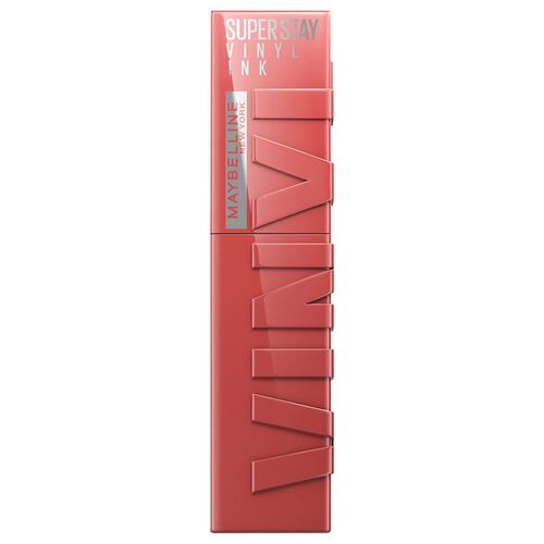 Labial Líquido Brillante, Maybelline Superstay Vinyl Ink Peachy 15