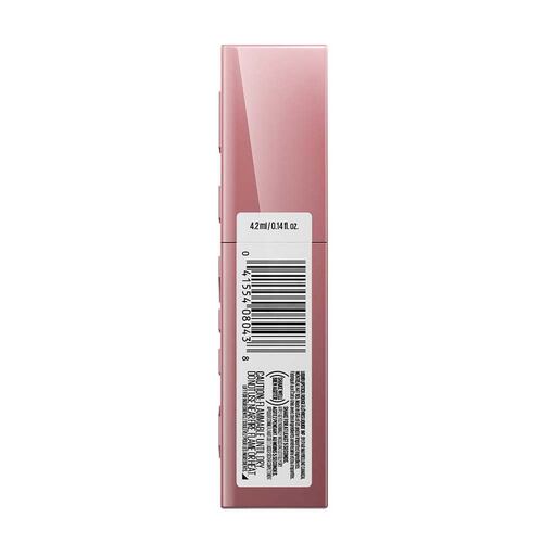 Labial Líquido Brillante Maybelline Superstay Vinyl Ink Nudes Awestruck