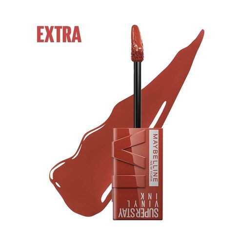 Labial Líquido Brillante Maybelline Superstay Vinyl Ink Nudes Extra