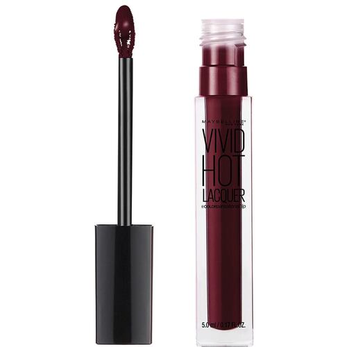 Labial Líquido Brillo Vivid Hot Lacquer Maybelline 74 Retro