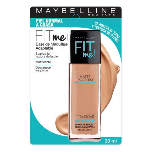 Maybelline Fit Me Base De Maquillaje Matte + Poreless 228 Soft Tan
