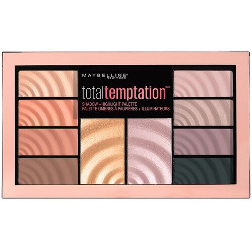 Paleta de Sombra e Iluminadores Total Temptation Maybelline