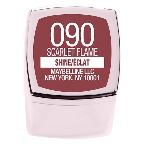 Maybelline Labial Color Sensational shine compulsion scarlet flame