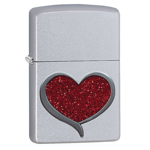 Encendedor Zippo Corazón Brillante