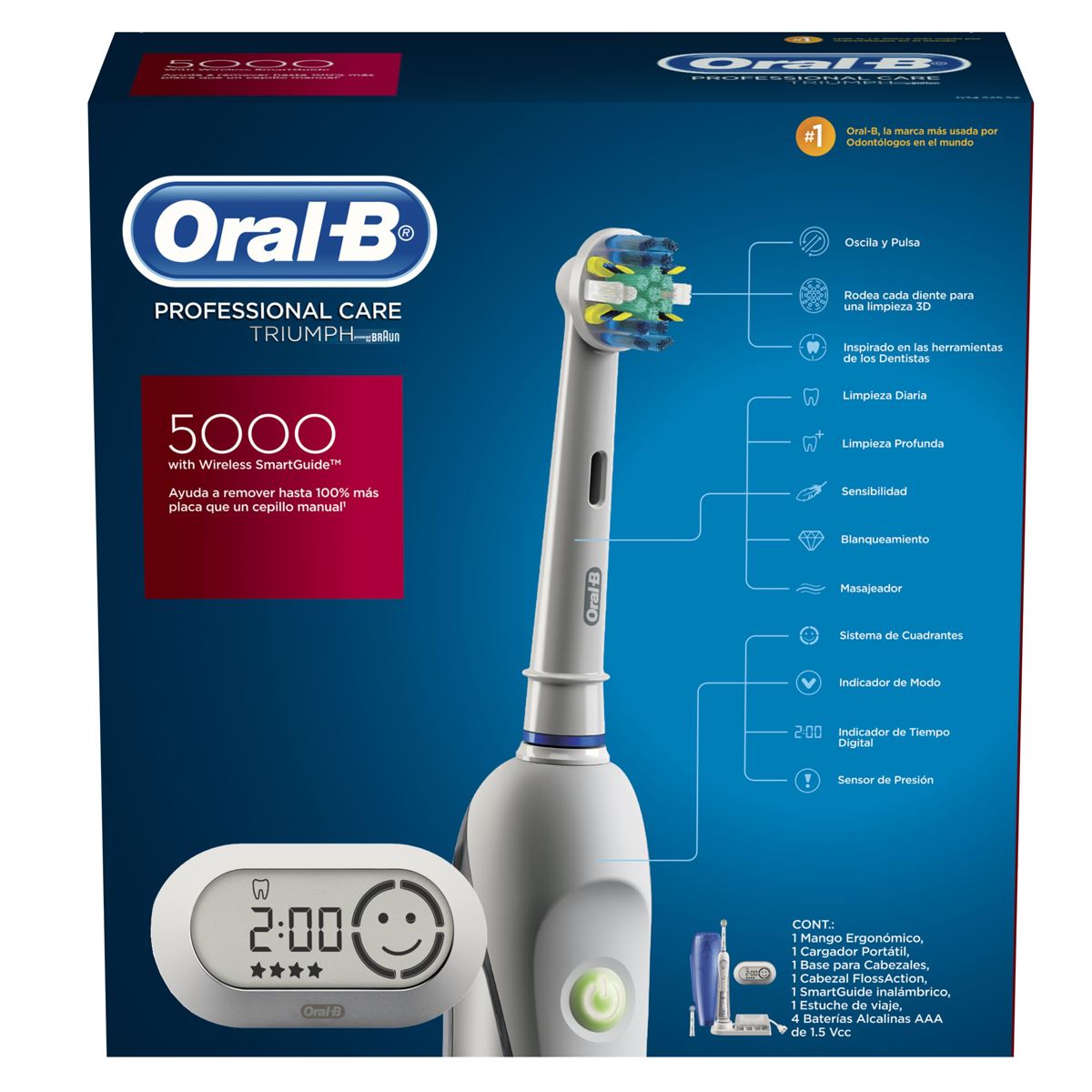 Oral b professional care 5000 cepillo eléctrico bluetooth new arrivals