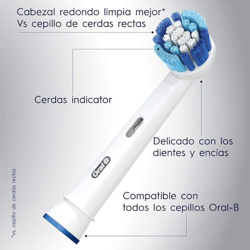 12 cabezales compatibles para cepillos Oral-B 