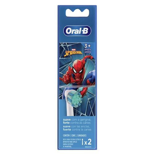 Oral-B Marvel Spider-Man cabezales para cepillo dental eléctrico 2 Unidades