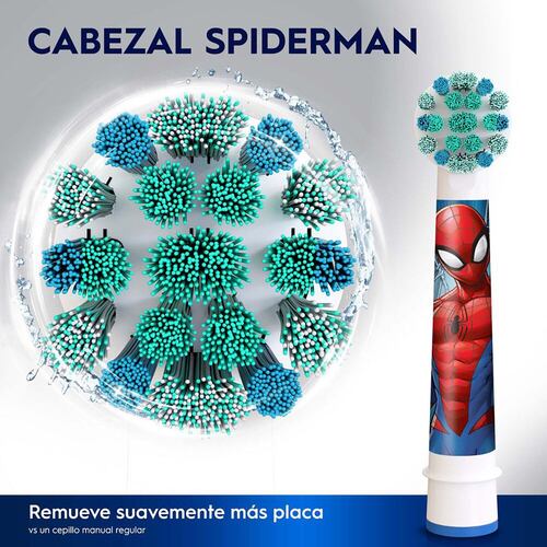 Oral-B Marvel Spider-Man cabezales para cepillo dental eléctrico 2 Unidades