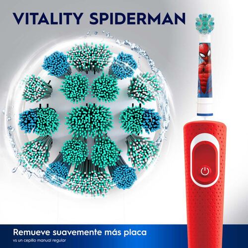 Oral-B Cepillo Eléctrico Infantil Spiderman + Regalo Estuche de Viaje