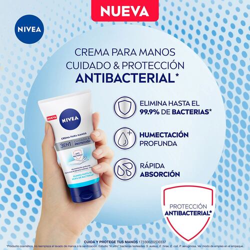 Nivea Crema Manos Antibacterial 75ml