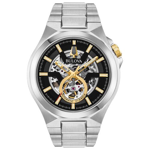 Reloj Bulova Mecánico de Cuerda Automática para Caballero 98A224 Colección Clásicos
