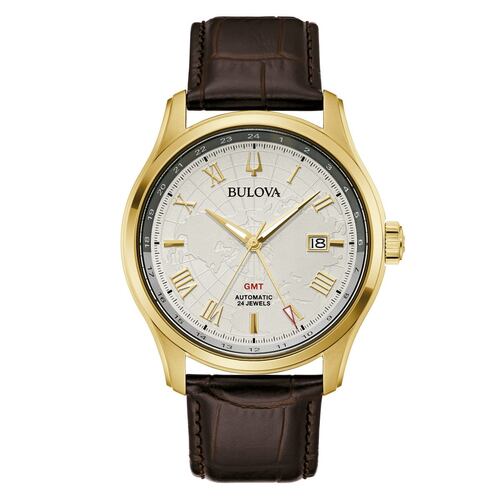 Reloj Bulova 97B210 Wilton GMT (Greenwich Mean Time) caballero