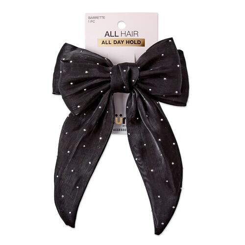 Broche Con Moño Black And White Scunci
