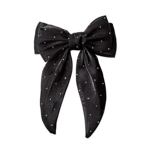 Broche Con Moño Black And White Scunci