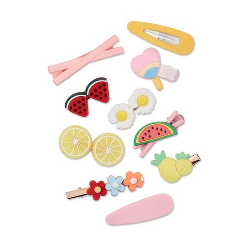 Clips Figuras Scunci Niñas 10 pzas
