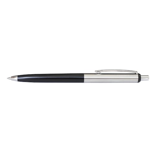 Bolígrafo retráctil Half Stain negro tinta negra 0.8mm