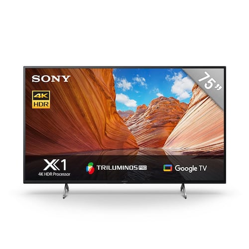 Pantalla Sony 4K Ultra HD 75 pulgadas Google TV Serie X80J