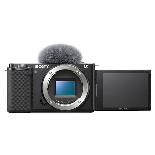 Cámara Sony Zv-E10L con lente intercambiable para vloggers